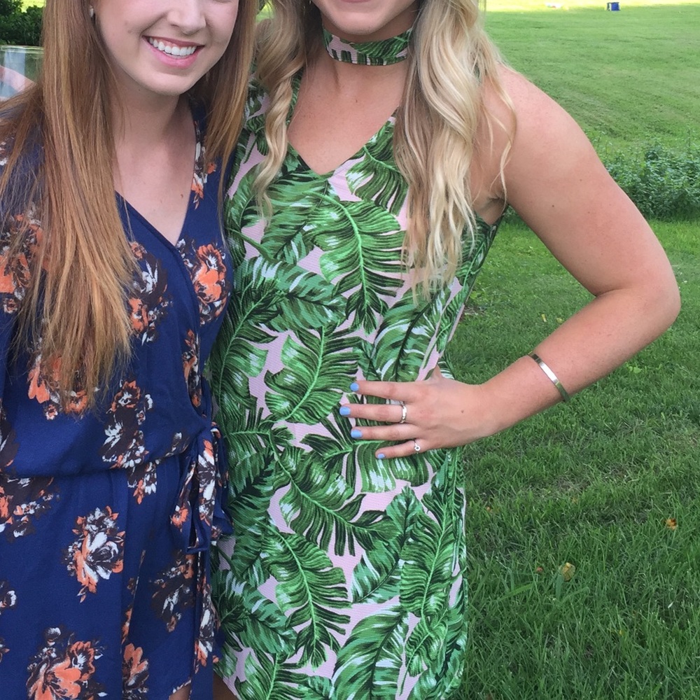 Palm Branch Sundress